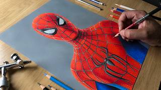Drawing Spider-Man: Brand New Day – Coloured Pencil Art Process