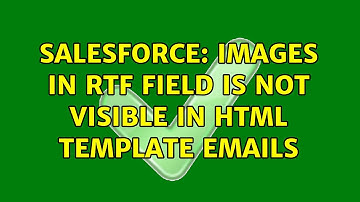 Salesforce: Images in RTF field is not visible in HTML template emails