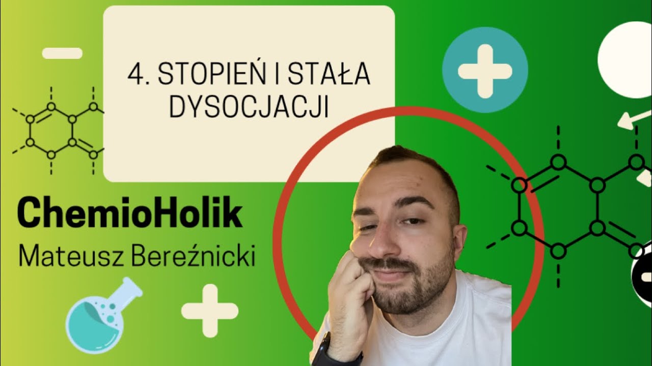 4. Stopień i stała dysocjacji. Prawo rozcieńczeń Ostwalda.
