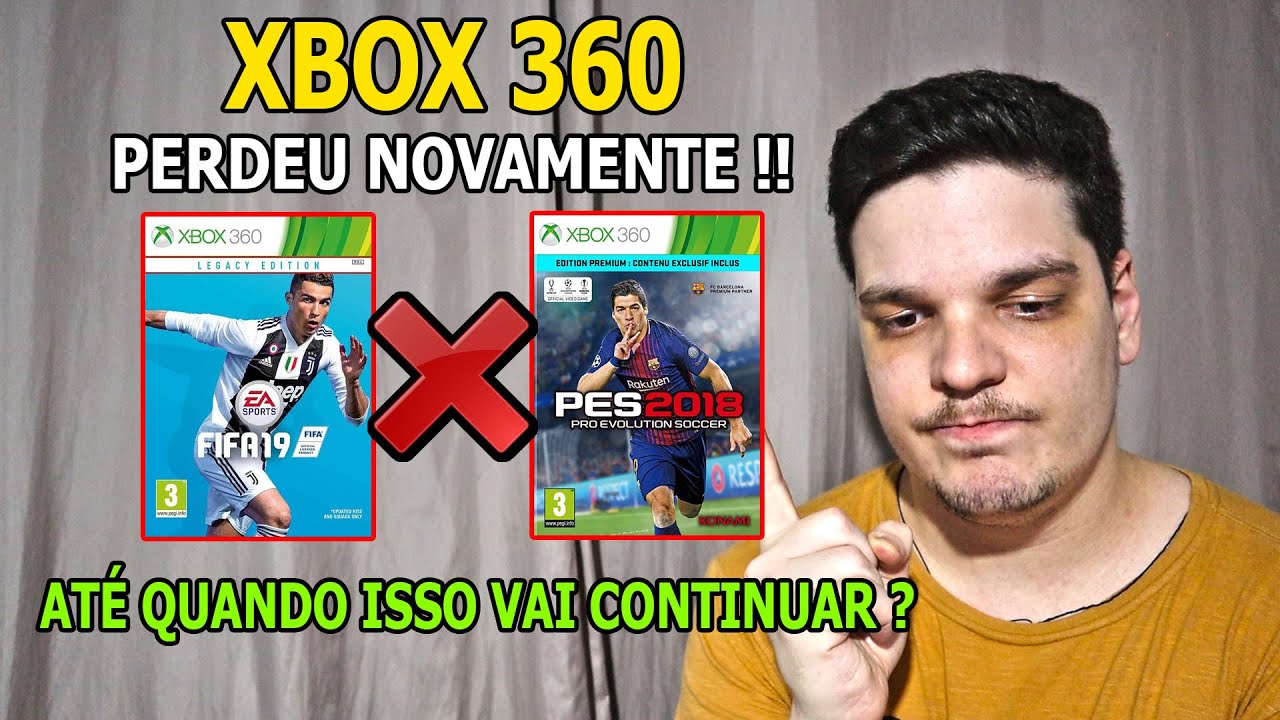 ESQUEÇA JOGOS DE FUTEBOL NO XBOX 360 - AGORA VOCÊ NUNCA MAIS TERÁ A CHANCE  DE JOGAR TRISTE FIM 😧😭😭 