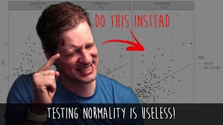Testing normality is pointless. Do this instead