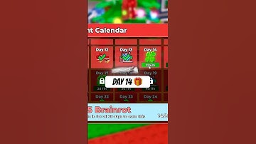 Day 14 of opening the Advent Calendar on steal a brainrot 🎁🫣 #roblox #adventcalendar