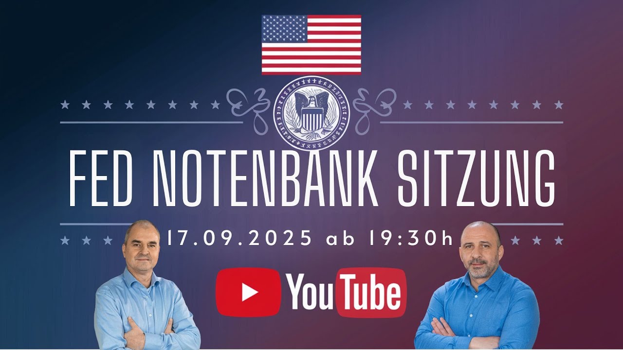 LIVE FED SITZUNG mit dem Märkte & Trends Team Samir, Andreas und Boris Live Chat