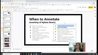 Mini-Lesson: Annotating