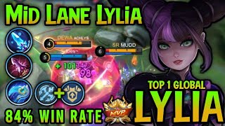 Lylia Best Build For 2024!! 84% Win Rate - Top 1 Global Lylia Build - Mobile Legends