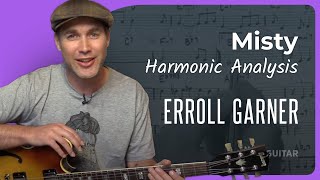 jazz standard: misty - harmonic analysis - erroll garner (guitar lesson ja-532)