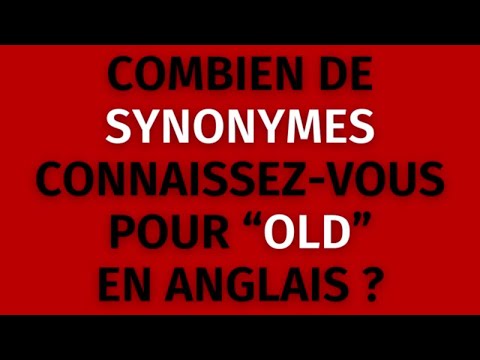 Vidéo: Combien de vocabulaire anglais connaissez-vous ?