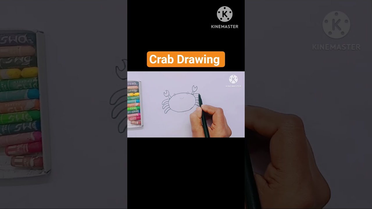 Crab Drawing 🦀 