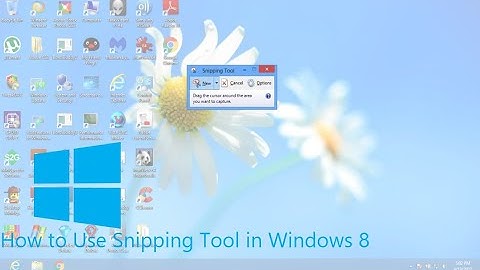 How to Use Snipping Tool in Windows 8