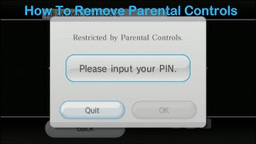 How To Remove Wii Parental Controls Without PIN
