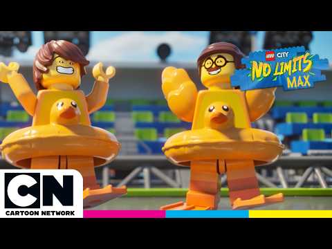 Derby tra anatre 🐥 | NUOVO Lego City: Senza Limiti MAX | Cartoon Network Italia