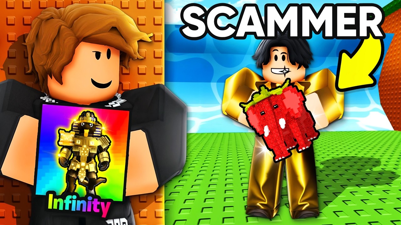 Trolling Scammer With INFINITY BRAINROTS..