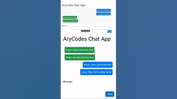 Creating a Chat App using python and HTML | AryCodes#coding #programming #python