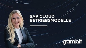 SAP Cloud Betriebsmodelle | SAP S/4HANA Insight Cloud Edition