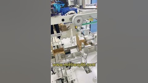 Automatic tray former with stapler machine Tray forming and stapling machine