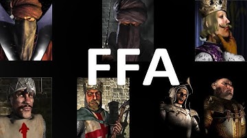 WAZIR VS CALIPH VS PHILIPP VS SHERIFF VS LIONHEART VS RAT PIG | Stronghold Crusader Ai Battle