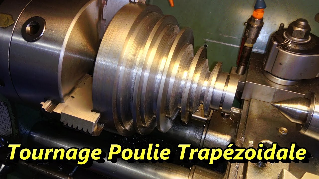 Tournage poulie Trapézoïdale