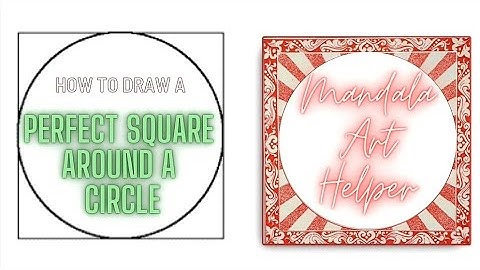 Circumscribe a square around a circle