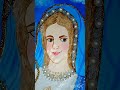 3D Acrylic Painting| 3D Beads Painting | Mother Marry 3D Painting #art #3d #drawing #shorts #diy