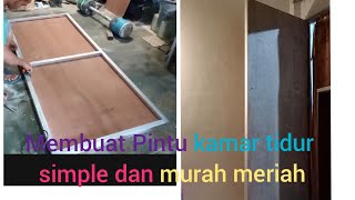 Membuat pintu kamar (murah meriah) dr bahan holo bajaringan dgn trikplek