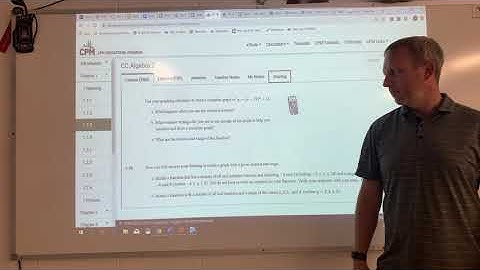 Algebra 2 section 1.1.3