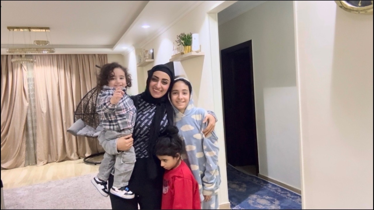 اتلم شملنا وابني رجع لك الحمد يارب