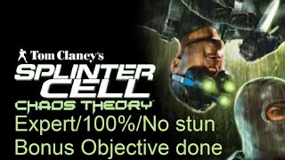 Splinter Cell Chaos Theory (PC) - Displace [Expert/100%/No stun/Bonus Objective]