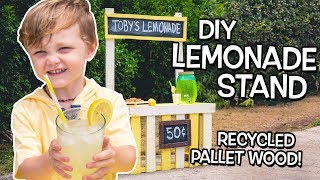 DIY Pallet Board Lemonade Stand  Jacob Grant Photography
