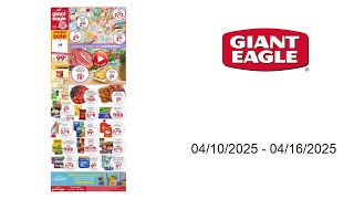 Giant Eagle Weekly Ad - 04/10/2025 - 04/16/2025