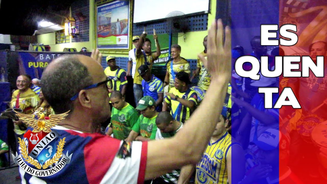 Bateria União da Ilha 2018 - Esquenta - Festa da Pura Cadência