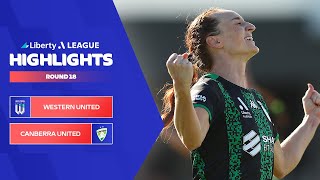 Western United v Canberra United - Highlights | Liberty A-League 2023-24 | Round 18