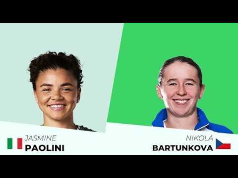 Video Jasmine Paolini vs Nikola Bartunkova / Wuhan R32 2026