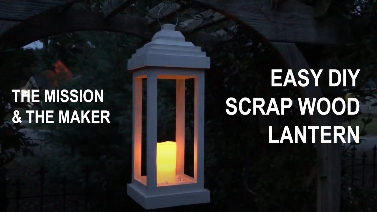 How To Make a Rustic Wooden Lantern // Easy DIY Woodworking