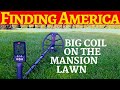 METAL DETECTING with the BIG COIL on the Mansion Yard! What an incredible permission! Equinox 800