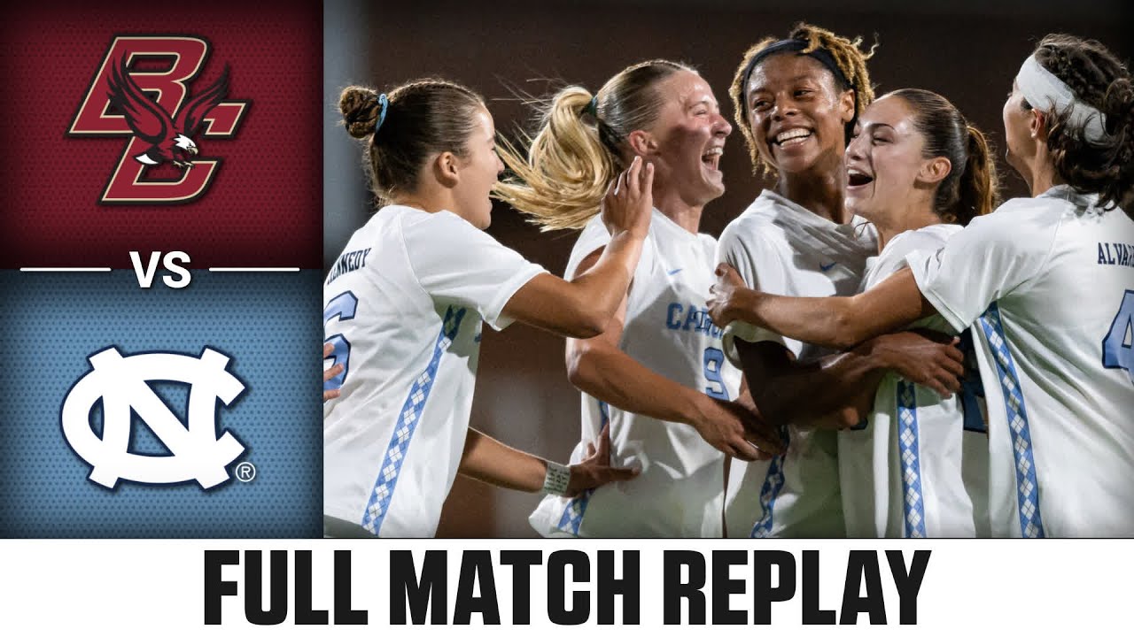 Boston College vs. North Carolina Full Match Replay | 2025 ACC Women's Soccer