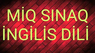 MİQ Sinaq İngilis dili Asan #miq #sertifikasiya #sinaq screenshot 5