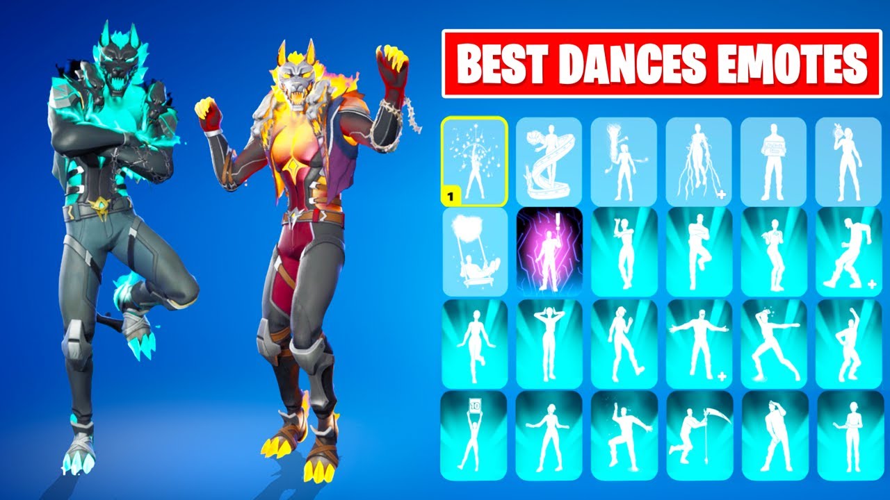 Fortnite CERBERUS Skin Showcase With Best Dances (Moonlit Mystery, Icon