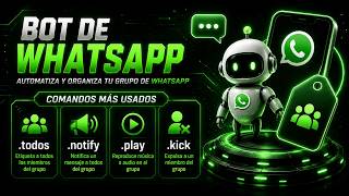🤖 BOT DE WHATSAPP 2026 | Automatiza tu Grupo con Música, Juegos y Más 🔥 screenshot 4