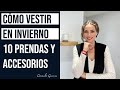 Cómo vestir en invierno: 10 prendas y accesorios I Consuelo Guzmán, Asesora de imagen