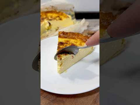Tarta de queso “La Viña” o tarta de queso vasca, un clasicazo 🍰👨🏻‍🍳 #recetas #youtubeshorts