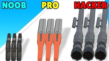 NOOB vs PRO vs HACKER in Gun Clone