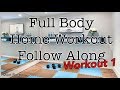 Full body home workout  workout 1 follow along  mike burnell