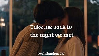 The Night We Met- Lord Huron (lyrics) What the hell I'm supposed to do