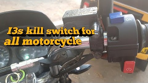 i3s kill switch for all motorcycle || honda shine