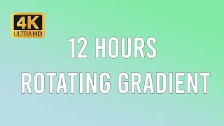 4k Background video - Animated gradient - Green, blue, yellow - 12 hours