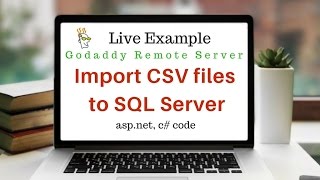 Import CSV Files To SQL Server MyLittleAdmin,  c