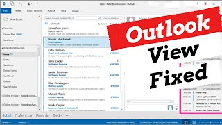 Fixed: Outlook Inbox view suddenly changed screenshot 4