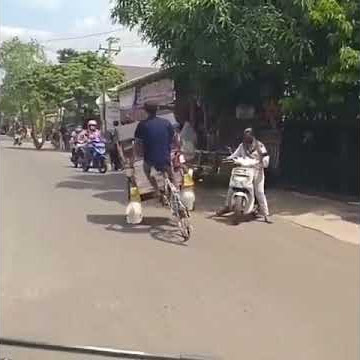 becak oleng story wa, bersabarlah.