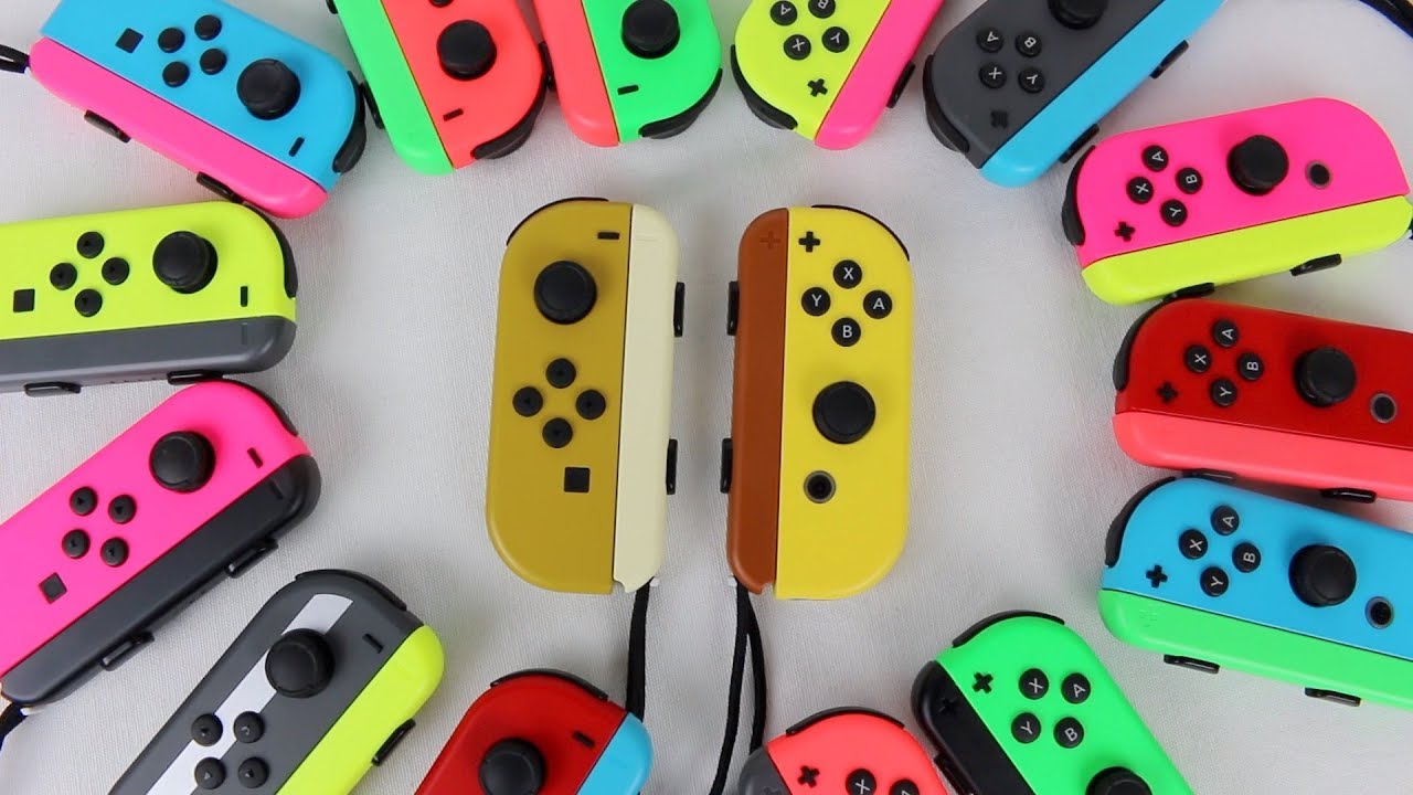 Nintendo Switch Pikachu Eevee Joy Cons Unboxing