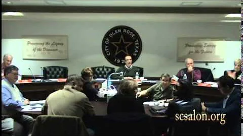 City of Glen Rose Recognizes Citizen of the Year-S...